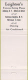 Matchbook Cover - Leighton's Ardsley NY  WEAR