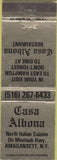 Matchbook Cover - Casa Albona Amagansett NY