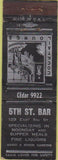 Matchbook Cover - 5th Street Bar 1939 NO TOWN WORN