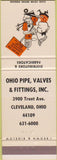 Matchbook Cover - Ohio Pipe Valve Fittings Cleveland OH