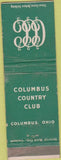 Matchbook Cover - Columbus Country Club OH WEAR