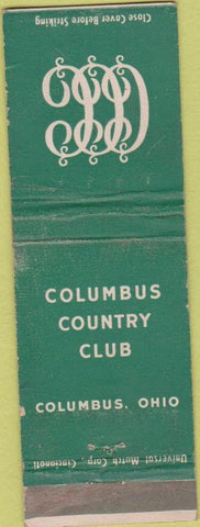 Matchbook Cover - Columbus Country Club OH WEAR