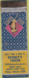 Matchbook Cover - Spinney's Tavern Philadelphia? WEAR