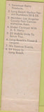 Matchbook Cover - DC Catering Long Beach CA Concord NH
