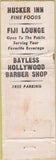 Matchbook Cover - Hollywood Bowling Lincoln NE POOR
