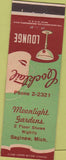Matchbook Cover - Moonlight Gardens Saginaw MI