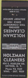 Matchbook Cover - Holzman Cleaners Snyder NY