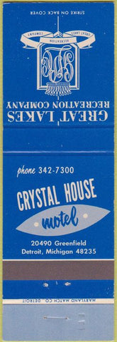 Matchbook Cover - Great Leaks Recreation Co Detroit MI bowling