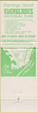 Matchbook Cover - Everglades National Park Miami FL Flamingo