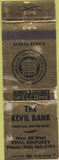 Matchbook Cover - The Kevil Bank KY WORN
