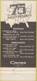 Matchbook Cover - Hill  and  Griffith Cincinnati OH  30 Strike