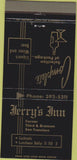 Matchbook Cover - Jerry's Inn San Francisco CA 30 Strike