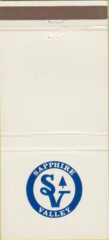 Matchbook Cover - Sapphire Valley Golf Club Sapphire NC 30 Strike
