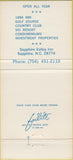 Matchbook Cover - Sapphire Valley Golf Club Sapphire NC 30 Strike