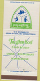 Matchbook Cover - Tangewood Clemmons NC Club House 30 Strike