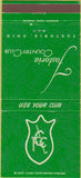 Matchbook Cover - Fastoria Country Club OH 30 Strike