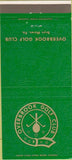 Matchbook Cover - Overbrook Golf Club Bryn Mawr PA 30 Strike