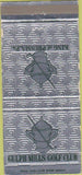 Matchbook Cover - Gulph Mills Golf Club King of Prussia PA 30 Strike