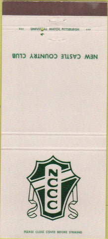 Matchbook Cover - New Castle Country Club 30 Strike