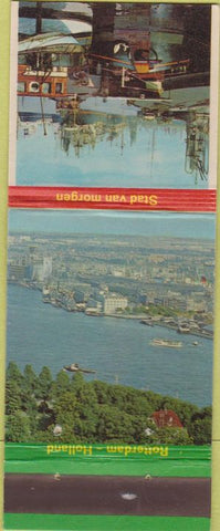 Matchbook Cover - Stad Van Morgen Maashaven Rotterdam Holland
