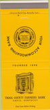 Matchbook Cover - Trigg County Farmers Bank Cadiz KY 30 Strike