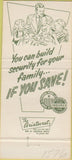 Matchbook Cover - West End Federal Albany NY 30 Strike