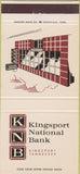 Matchbook Cover - Kingsport National Bank TN 30 Strike