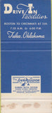 Matchbook Cover - Boulder Bank Trust Tulsa OK 30 Strike