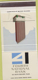 Matchbook Cover - Fourth National Bank Tulsa OK 30 Strike