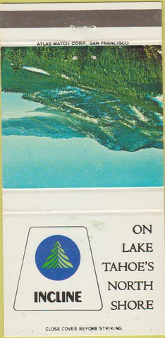 Matchbook Cover - Incline Lake Tahoe Ski Incline 30 Strike