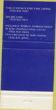Matchbook Cover - Incline Lake Tahoe Ski Incline 30 Strike
