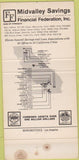 Matchbook Cover - Midvalley Savings Loan Yuba City Oroville CA 30 Strike