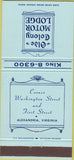 Matchbook Cover - Olde Colony Motor Lodge Alexandria VA 30 Strike