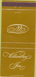 Matchbook Cover - Williamsburg Inn 30 Strike
