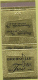 Matchbook Cover - Brookville Bank Trust Summerville PA 30 Strike