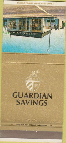 Matchbook Cover - Guardian Savings Oxnard CA 30 Strike