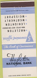Matchbook Cover - Hazleton National Bank Lehighton Weissport 30 Strike
