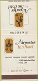 Matchbook Cover - Airporter Inn Hotel Irvine CA 30 Strike
