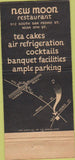 Matchbook Cover - New Moon Los Angeles CA restaurant 30 Strike