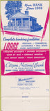 Matchbook Cover - Citizens National Bank Waxahachie TX 30 Strike