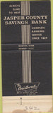 Matchbook Cover - Jasper County Savings Bank Nexton IA 30 Strike