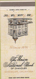 Matchbook Cover - Union National Bank Chandler OK 30 Strike