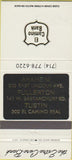 Matchbook Cover - El Camino Bank Anaheim Tustin Fullerton CA 30 Strike