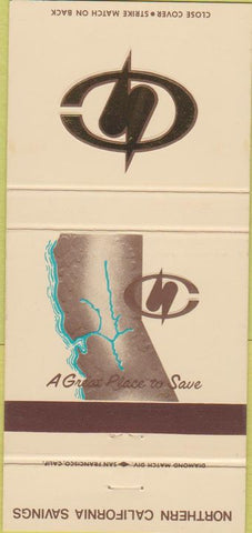 Matchbook Cover - Northern California Savings 30 Strike