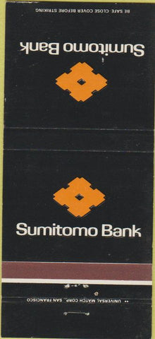 Matchbook Cover - Sumitomo Bank multiple California Branches CA 30 Strike
