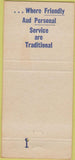 Matchbook Cover - United States National Bank Pasadena CA 30 Strike