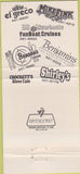 Matchbook Cover - Bensons restaurant 30 Strike