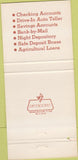 Matchbook Cover - Farmers Merchants Bank Fairview OK 30 Strike