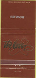 Matchbook Cover - Bowles The Marker 30 Strike