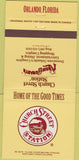 Matchbook Cover - Church Street Station Orlando FL 30 Strike